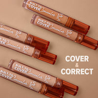 Mila Beauté Built to Cover Liquid Concealer for Women With Spf & Hyaluronic Acid| Full Coverage Matte Finish Concealer for Dark Circles | Easily Blendable & Waterproof Formula| Suitable for Indian Skin Tones - 105P True Maple