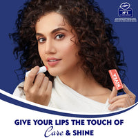 NIVEA Lip Balm, Pomegranate Shine, 4.8g and NIVEA Lip Balm, Fruity Peach Shine, 4.8g