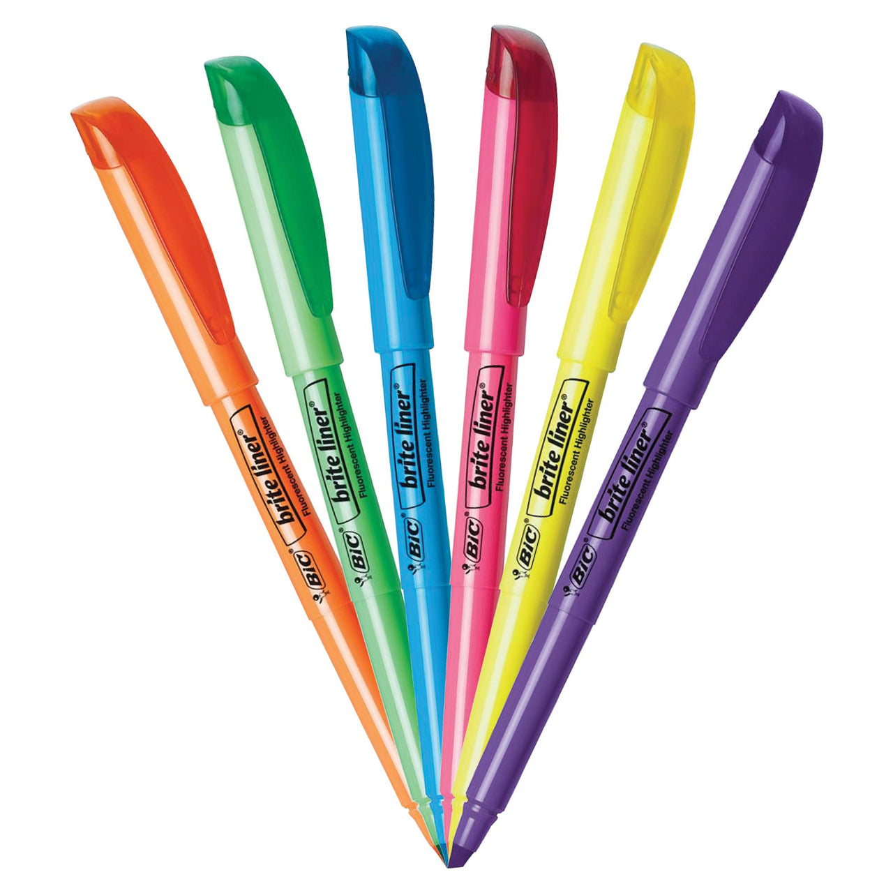 BIC Brite Liner Highlighter, Chisel Tip Orange 12 Count (Pack of 1) 12 Count (Pack of 1)