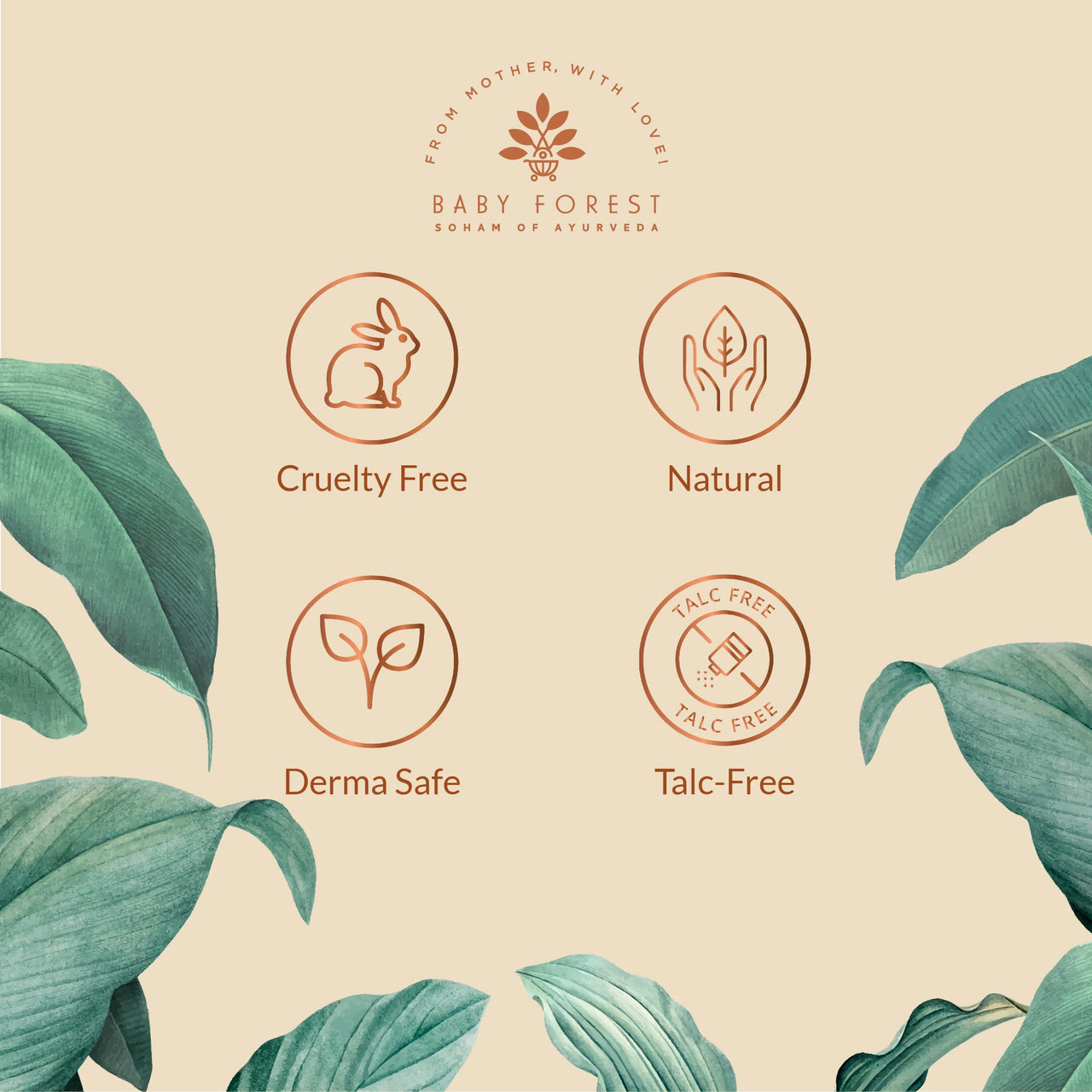 BABY FOREST Dulaar Pyar Talc-Free Baby Powder| With Chamomile Flower Oil, Jojoba Seed Oil, Marigold Seed Oil & Corn Starch, Derma Safe, Cruelty-Free- 200gm