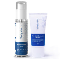 Be Bodywise Sunscreen Duo for Face & Body | For Complete Sun Protection | With Superior Suncare Tech Suncat DE & Sunone-J | Non-Comedogenic, Sweat & Water Resistant