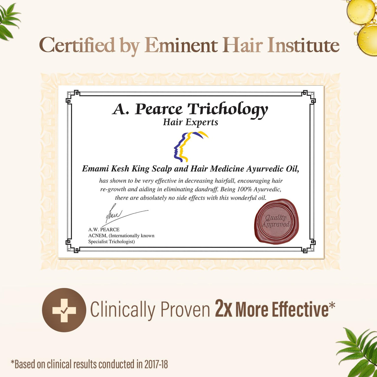 Kesh King Ayurvedic Oil for Hair Fall Control | Reduces Hairfall and Supports New Hair Growth | 21 Ayurvedic Herbs | 100ml