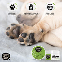 Wagging Tails Paw Cream for Pets Natural Care 50g | Daily Use to Smooth and Repair Damaged Skin | Heals, Repairs, and Moisturizes Cracked Paws, Elbows, and Dry, Itchy Snouts of Dogs, Cats, and Puppies