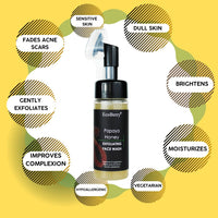EcoBerry Papaya Honey Exfoliating Face Wash For Dull Skin, Dry Skin, Improve Complexion, Radiance, Moisturises, Exfoliation, Anti Ageing, Suits All Skin Types, Sulfate Free, Paraben Free, Veg, 150ml