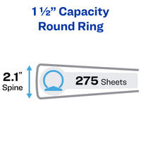 Avery Economy View 3 Ring Binder, 1.5