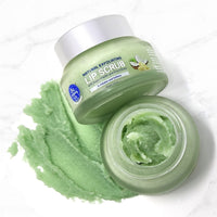 The Moms Co. Exfoliating Lip Scrub for Women & Men - Lightening and Brightening Dark Lips with Sugar Powder & Cocoa Butter - 25 gms