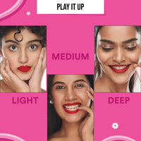 SUGAR POP Matte Lipcolour | Lasts Upto 8 hrs l Red Lipstick for Women l Vitamin E Infused | Non-Drying, Smudge Proof, Long Lasting | 1.6ml - 01 Chilli (Cherry Red)