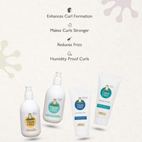 True Frog’s Ultra Defined Curls Bundle With Shampoo For Curls - 250 ml, Everyday Hair Conditioner - 250 ml, Curl Defining Cream - 150ml & Styling Gel for Curls - 150 ml - (Combo Pack of 4)