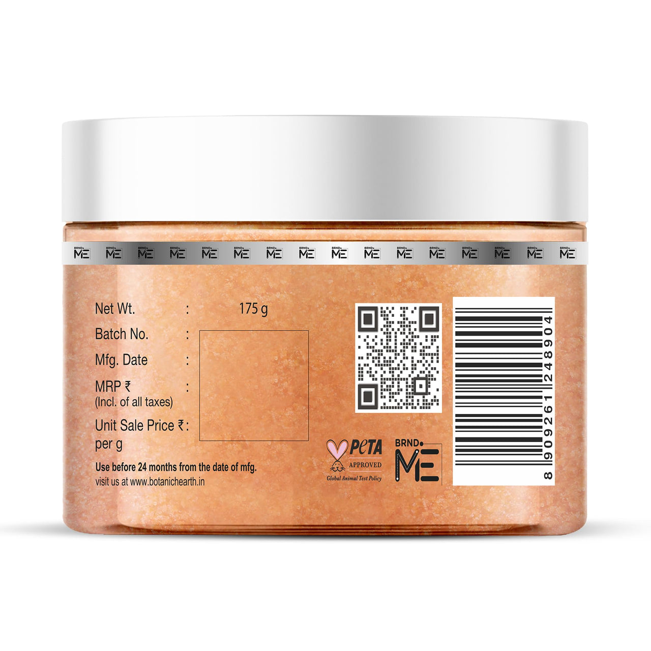 Botanic Hearth Himalayan Salt Body Scrub – Advanced Exfoliating & Hydrating Scrub for Radiant Skin | Deep Cleansing, Moisturizing – 175g