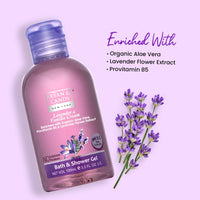 Bryan & Candy Shower Gel with Aloe Vera. Gentle, Moisturizing Body Wash for Soft, Supple Skin (Lavender Shower Gel, 100ml)