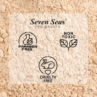 Seven Seas 2 In 1 Weightless Stay Matte Compact Powder | Pressed Powder + Loose Powder | SPF 15 | Non Oily Matte Look | Evens Out Complexion | Hides Imperfections | Blends Effortlessly (Banana)