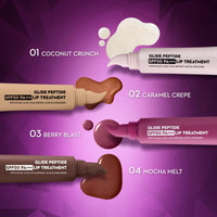 SUGAR Cosmetics Glide Peptide SPF50 PA+++ Lip Treatment | Infused Hyaluronic Acid, Ceramides & Vitamin E | Tinted Lip Balm | 10ml - 02 Caramel Crepe