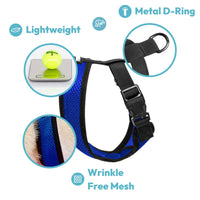 Gooby Comfort X Head In Harness - Green, Medium - No Pull Small Dog Harness Patented Choke-Free X Frame - Perfect on the Go Dog Harness for Medium Dogs No Pull or Small Dogs for Indoor and Outdoor Use