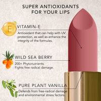 DAUGHTER EARTH Gypsy Rose Natural Lipstick|Vegan Plant Based Highly Pigmented Lip Color|Long Lasting Creamy Velvet Phytonutrient Lip Stick With Vitamin E&Bakuchiol|Natural With UV Protection|4g