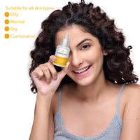 BE SOULFULL 15% Vitamin C Serum with 0.5% Ferulic Acid & 0.5% Vitamin E for Glowing Skin-Skin Brightening Serum-Antioxidant Serum-Reduce Wrinkles & Dark Spots, 30ml / 1.01 Fl Oz