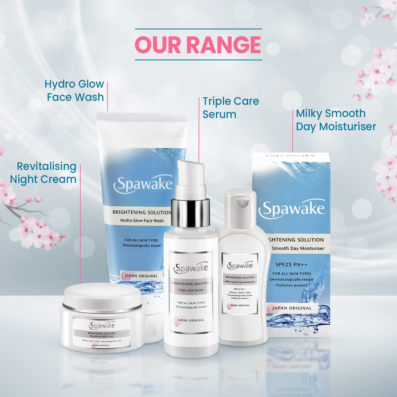 Spawake Face Serum Brightening, 50ml + Moisture Fresh BB cream #02, 15g