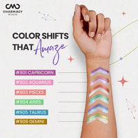 Charmacy Milano Zodiac Eyeshadow Stick - #905 Taurus, Dual-Ended, Highly Pigmented & Duochrome Eyeshadow, Enriched with Cacao Seed Butter, 1.8 Gms