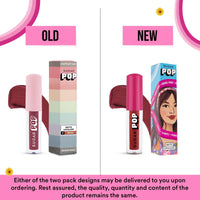 SUGAR POP Matte Lipcolour | Lasts Upto 8 hrs l Nude Lipstick for Women l Vitamin E Infused | Non-Drying, Smudge Proof, Long Lasting | 1.6ml - 18 Maple