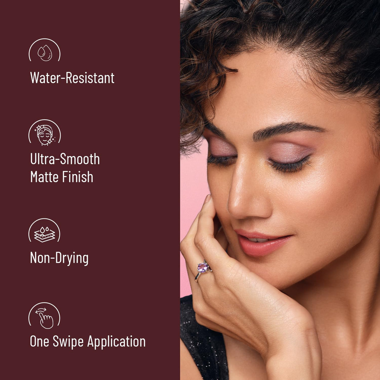 Swiss Beauty Pure Matte Creamy Lipstick | Non-drying, Highly pigmented Lipstick | Shade- Murphy Brown, 3.8gm|
