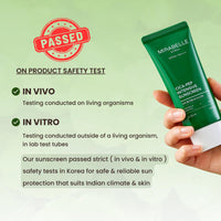 Mirabelle Korea Cica-Pep Intensive Sunscreen SPF 50+ PA++++ | Lightweight & Hydrating | No White Cast | In-Vivo Tested | Koreana Skincare | For Men & Women | For All Skin Types | 50 ml