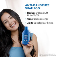 Bblunt Anti-Dandruff Shampoo For a Clear & Healthy Scalp | With Zinc Pyrithione & Tea Tree | Reduces Dandruff Up to 100% | Controls Oil & Itchiness | For All Hair types | For Women And Men | 300 ml