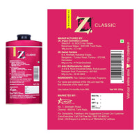 Z magnetism for men Z Magnetism Classic Deodorizing Talcum Powder for Men | Signature Woody & Musky Fragrance | Fights Body Odor & Ensures Long Lasting Freshness | Suitable for All Skin Types - 250g