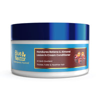 Blue Nectar Batana Leave-In Conditioner for Curly, Wavy, Dry & Frizzy Hair | Redensyl Alternate Hair Moisturizer for Men & Women | Detangle & Nourish Hair Cream for Thicker & Fuller Hair (14 Herbs, 200ml)