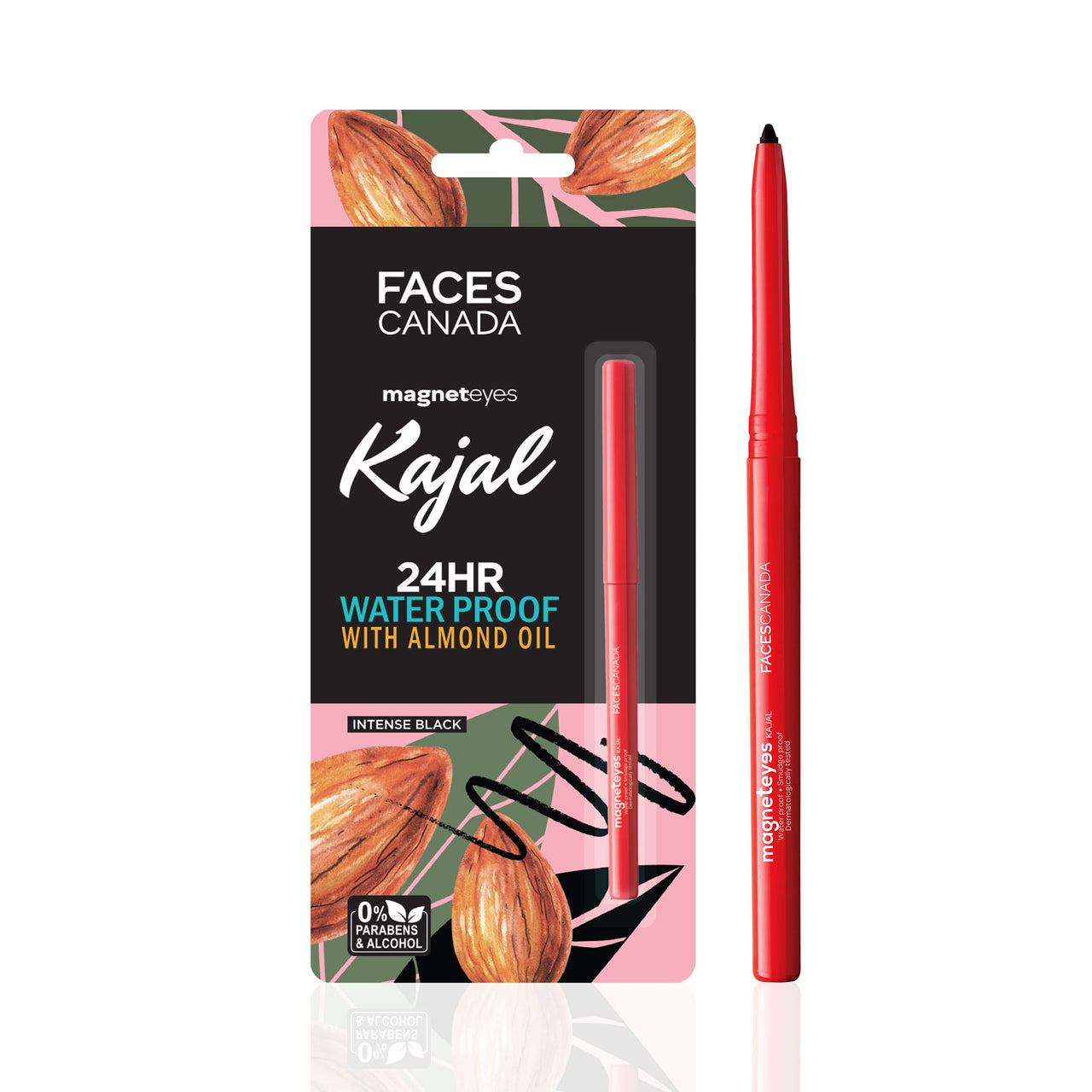 FACESCANADA Comfy Matte Liquid Lipstick - Note To Self 07, 3 Ml, Magneteyes Kajal - Black, 0.35G