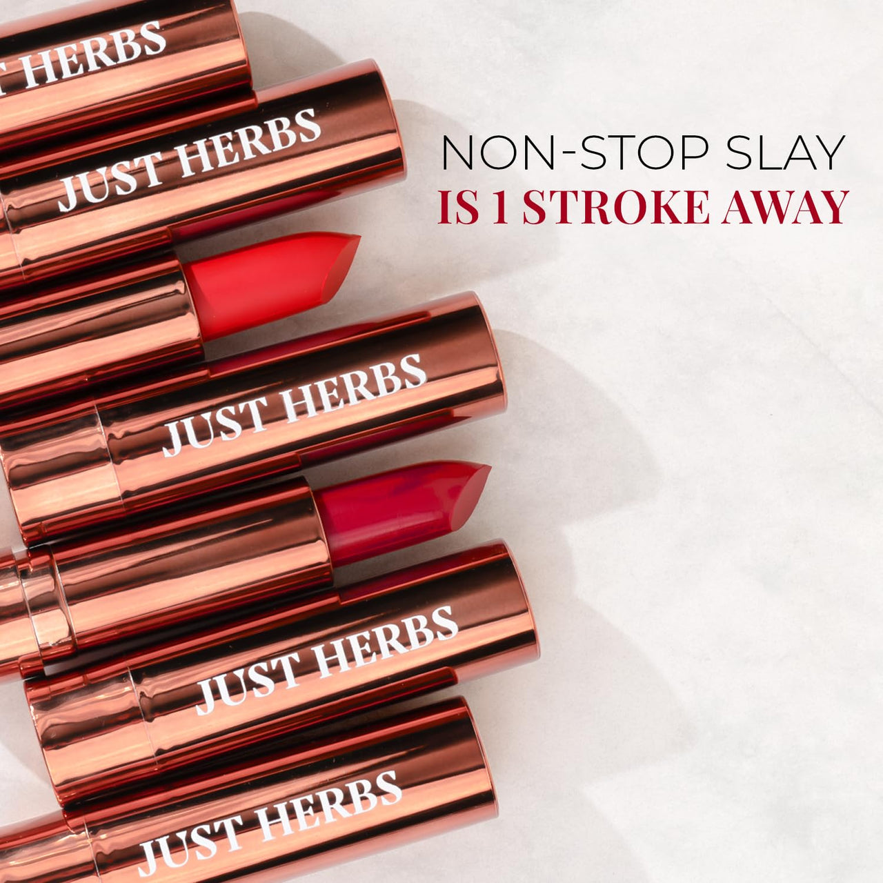 Just Herbs Ultra Matte Bullet Lipstick Nourishing Non Drying and Long Stay Lipsticks for Women 4 g (Wicked Violet)