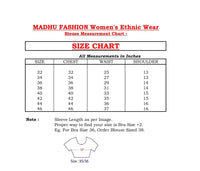 Madhu Fashion Womens Raw Silk Elbow Length Sleeve Readymade Saree Blouse
