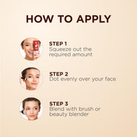 ZM Zayn & Myza Hydra Matte Foundation | Buildable Coverage | Foundation for Face Makeup | Non-clogging, All Skin Types, with Hyaluronic Acid & Niacinamide - (Light Beige, 30 gm)