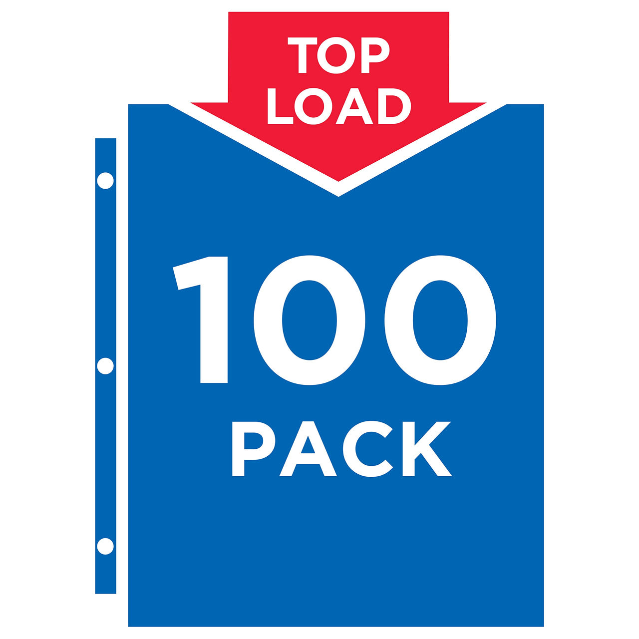 Avery Clear Economy Sheet Protectors, Top Load, 100 Document Protectors (75091) 100 Pack