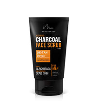 Men Deserve - Activated Charcoal Face Scrub for Men (115ml) | Exfoliating Scrub for Detox and Detan | Helps Manage Blackheads | Sulphate and Paraben Free | Vitamin B3 Enriched Scrub for Face