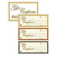 Adams Gift Certificates, Laser/Inkjet Compatible, 3-Up, 30 per Pack with Envelopes (GFTLZ),White