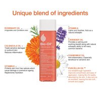 Bio-Oil 200 ml (Specialist Skin Care Oil - Scars, Stretch Mark, Ageing, Uneven Skin Tone) and 125 ml (Specialist Skin Care Oil - Scars, Stretch Mark, Ageing, Uneven Skin Tone), Combination Skin