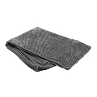 Furhaven Replacement Dog Bed Cover Minky Plush & Velvet Contour Luxe Lounger, Machine Washable - Gray, Giant (XXX-Large) Minky Plush & Velvet (Gray) 58.0