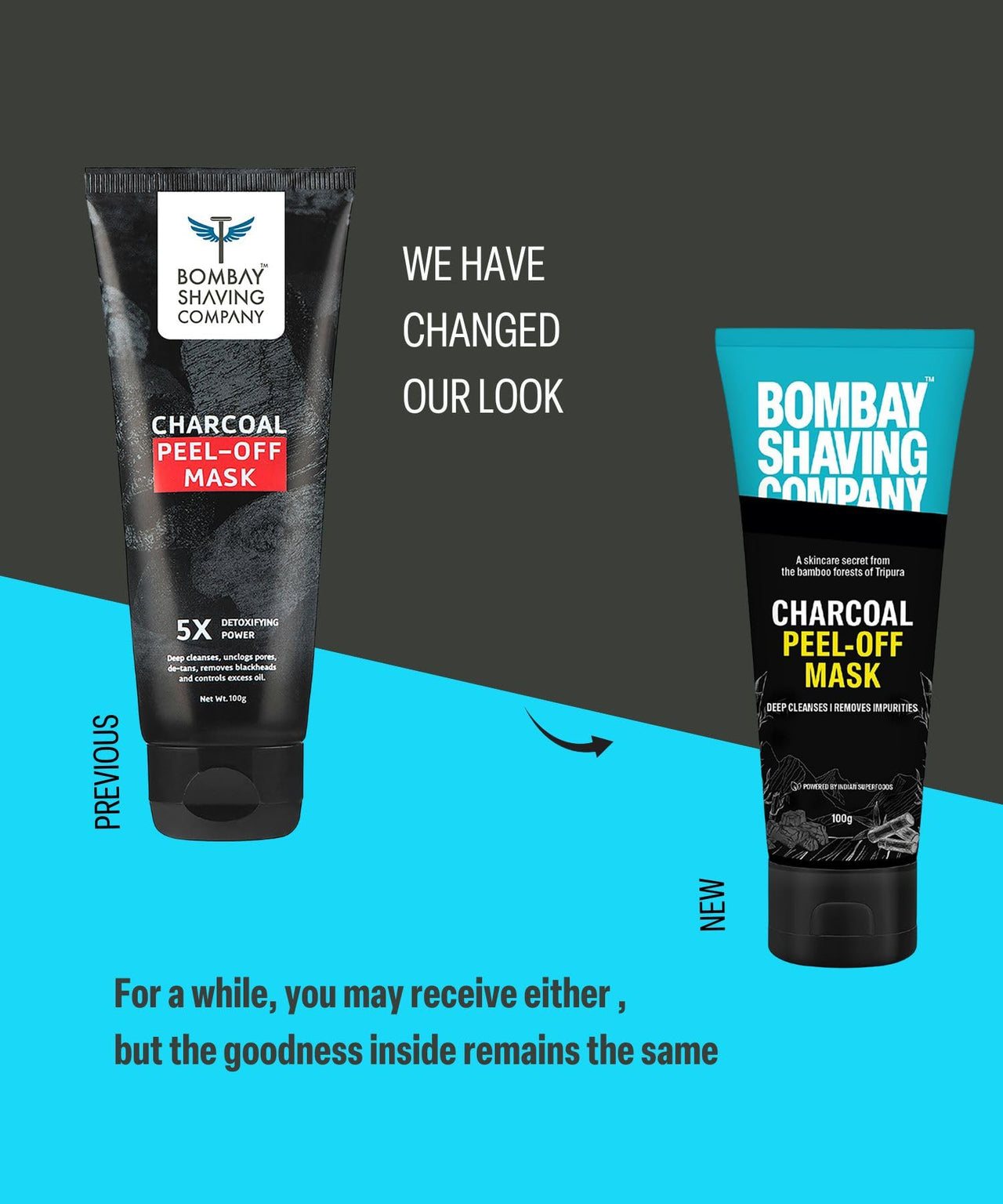 Bombay Shaving Company Activated Charcoal Peel Off Mask With 10X Detoxifying Power, Fights Pollution And De-Tans Skin For Men And Women, 100G (Pack Of 1)