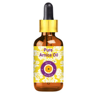 Deve Herbes Pure Arnica Oil (Arnica montana) With Glass Dropper Natural Therapeutic Grade 30ml