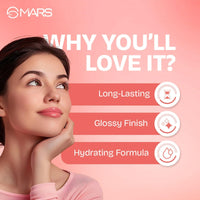 MARS Drip Lip Mist for Women (4.5 ml) (06-Cocoa Drip) Liquid Blush Hour | Dewy-Matte Finish | Highly Pigmented | Lightweight & Long-Lasting Formula | Effortless Application (12 ml) (03-SUNKISSED)