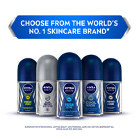 NIVEA MEN Deodorant Roll On, Cool Kick, 50ml