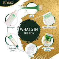 Streax Cream Hair Color for Unisex, 120ml - 4.3 Golden Blonde (Pack of 2)