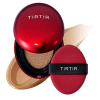 TIRTIR Mask Fit Red Cushion Foundation, Full coverage, Skin fit, Satin Glow Finish, Korean Cushion Foundation #34N PECAN, 18g