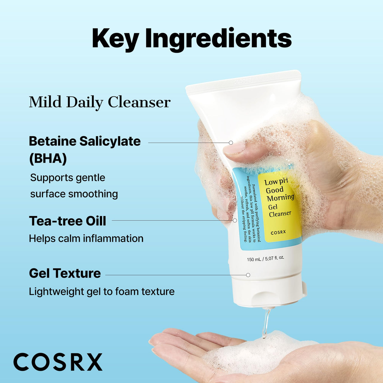 COSRX Low pH Good Morning Gel Cleanser_HP&C 150ml