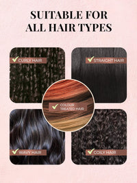 Just Herbs Castor Conditioner with Onion Black Seed Oil & Bhringraj for Hair Growth, Hair fall Control & Colour Treated Hair - Suitable for Men & Women -100 ml