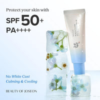 [Beauty of Joseon] Relief Sun Aqua-fresh Rice + B5 Sunscreen SPF 50+ PA++++ (50ml) | Lightweight, No White Cast, Cooling & Hydrating, For All Skin Type