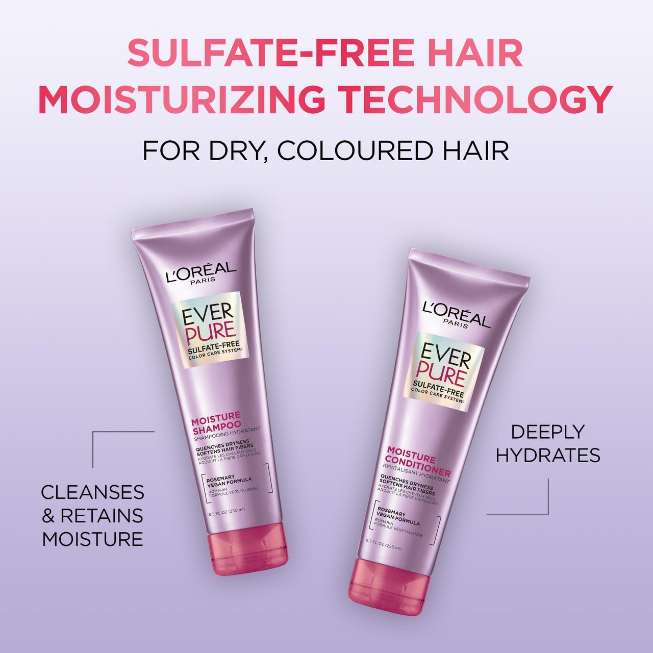 L'Oréal Paris Everpure Sulfate Free Moisture Conditioner, 250Ml