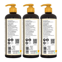 WOW Skin Science Ubtan Body Lotion|All skin type|Anti-Tanning & Smoothening Care|with Saffron Extract, Sandalwood Oil|400mL|Pack of 3