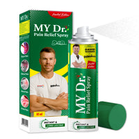 MY Dr. Pain Relief Spray | Instant Relief from Back, Knee, Neck, Shoulder, Muscle, Joint, Calf, Ankle, Elbow Pain, Sports Injuries, Cramps, Strains & Gym Aches | Doctor-Trusted Ayurvedic Formula | 85ml