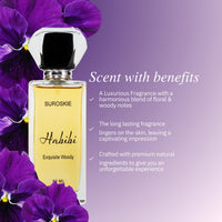 Suroskie Habibi Perfume 50Ml | Luxury Eau De Parfum | Long Lasting Unisex Fragrance Spray | Aromatic Blend Of Aqua, Saffron & Rose Scent | Floral & Woody Notes | Premium Gift For Men & Women