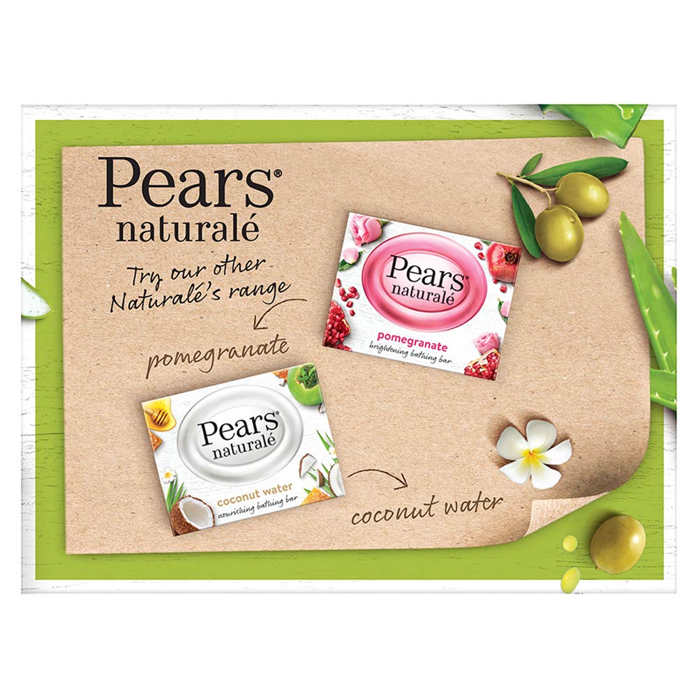 Pears Pure And Gentle Bathing Bar, 125g (Pack Of 8) & Natural Aloe Vera Detoxifying Soap Bar, 125 g (Pack of 3)